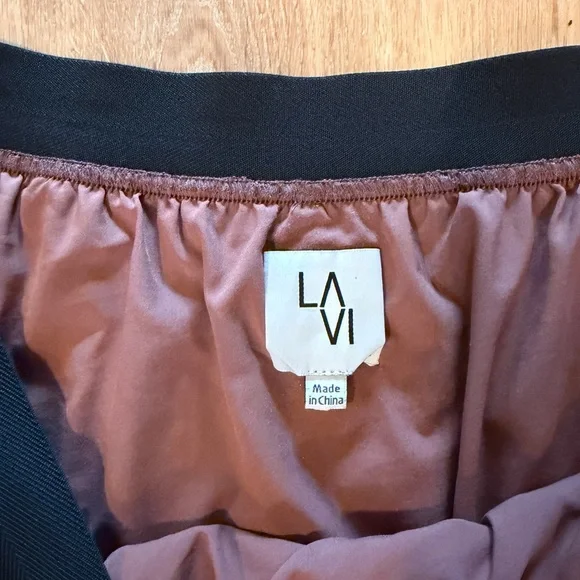 Anthropologie LA VI Maxi Skirt – Mauve Satin (Size L) - Picture 2 of 4